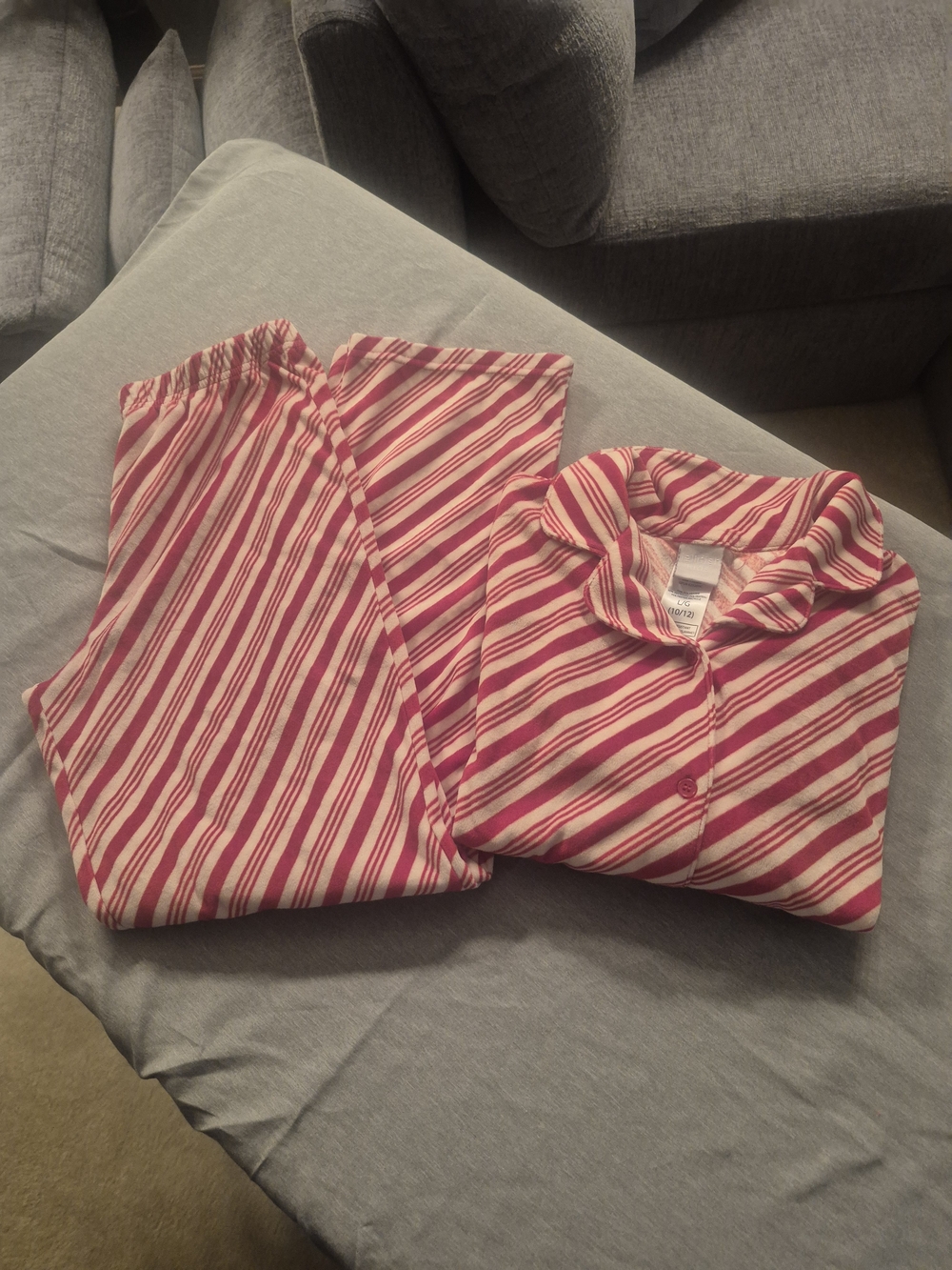 Gymboree Red and White Striped Pajama Set